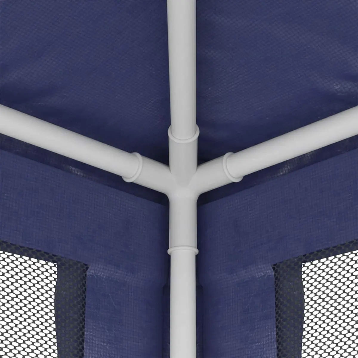 Party Tent Gazebo Outdoor Canopy 3x4m Blue with Mesh Sidewalls