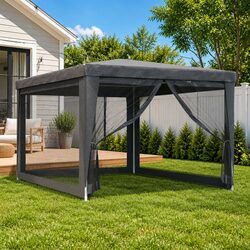 Reliable 3x4m Party Tent with Protective Mesh Walls