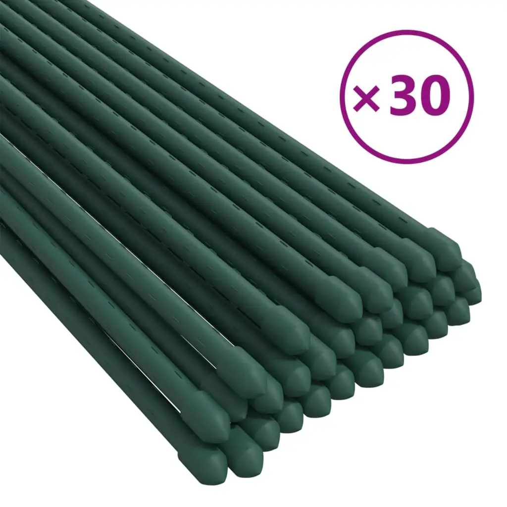 Plant Stakes Garden Support 180 cm Green for Climbing Flowers Vegetables