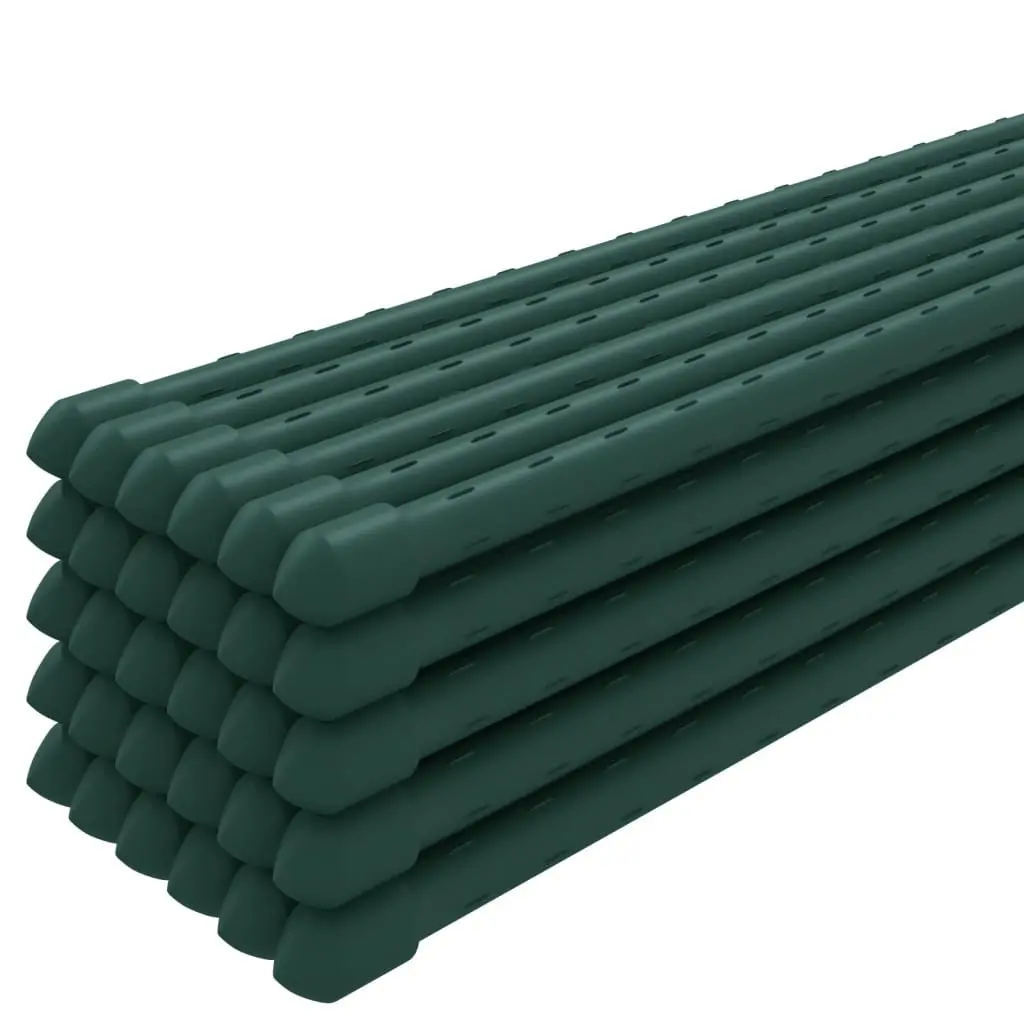 Plant Stakes Garden Support 180 cm Green for Climbing Flowers Vegetables