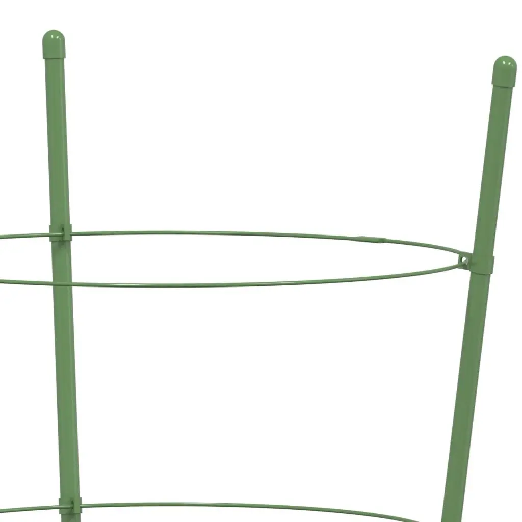 Plant Support Cage 90cm Steel Garden Climbing Tomato Green 5 Piece