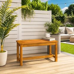 Quality Outdoor Seating with Acacia Wood Bench