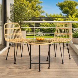 Durable 50cm Round Dining Table - Outdoor Furniture Essential
