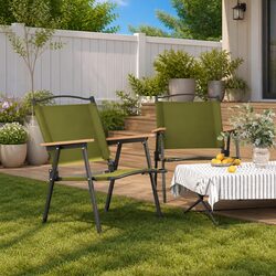 Reliable Green Camping Chair for Every Outdoor Need