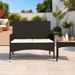 Practical 2-Seater Garden Bench with Cushions for Every Home