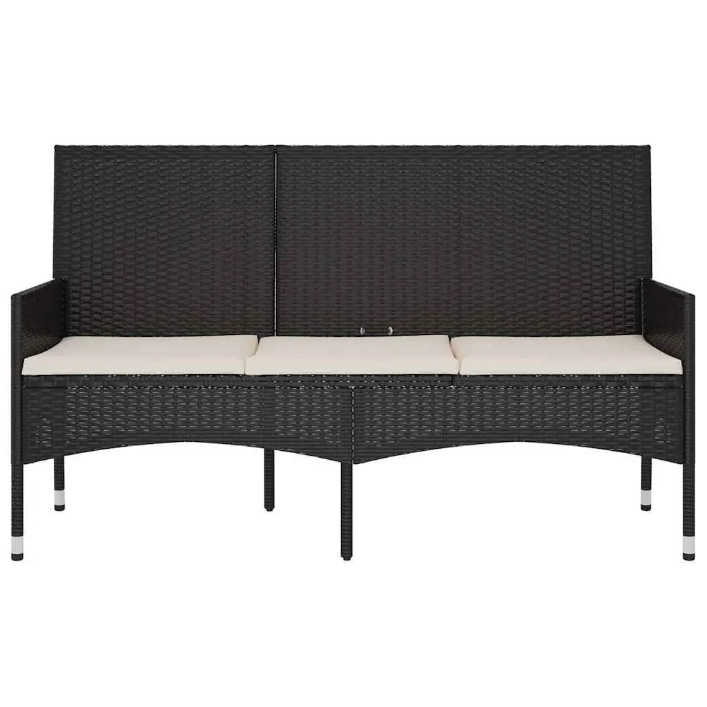 3-Seater Garden Bench with Comfort and Style