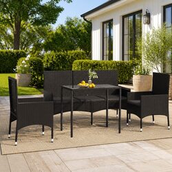 Value-Packed 4 Piece Outdoor Lounge Set with Cushions