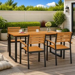 Reliable and Stylish Acacia Wood Table for Outdoors