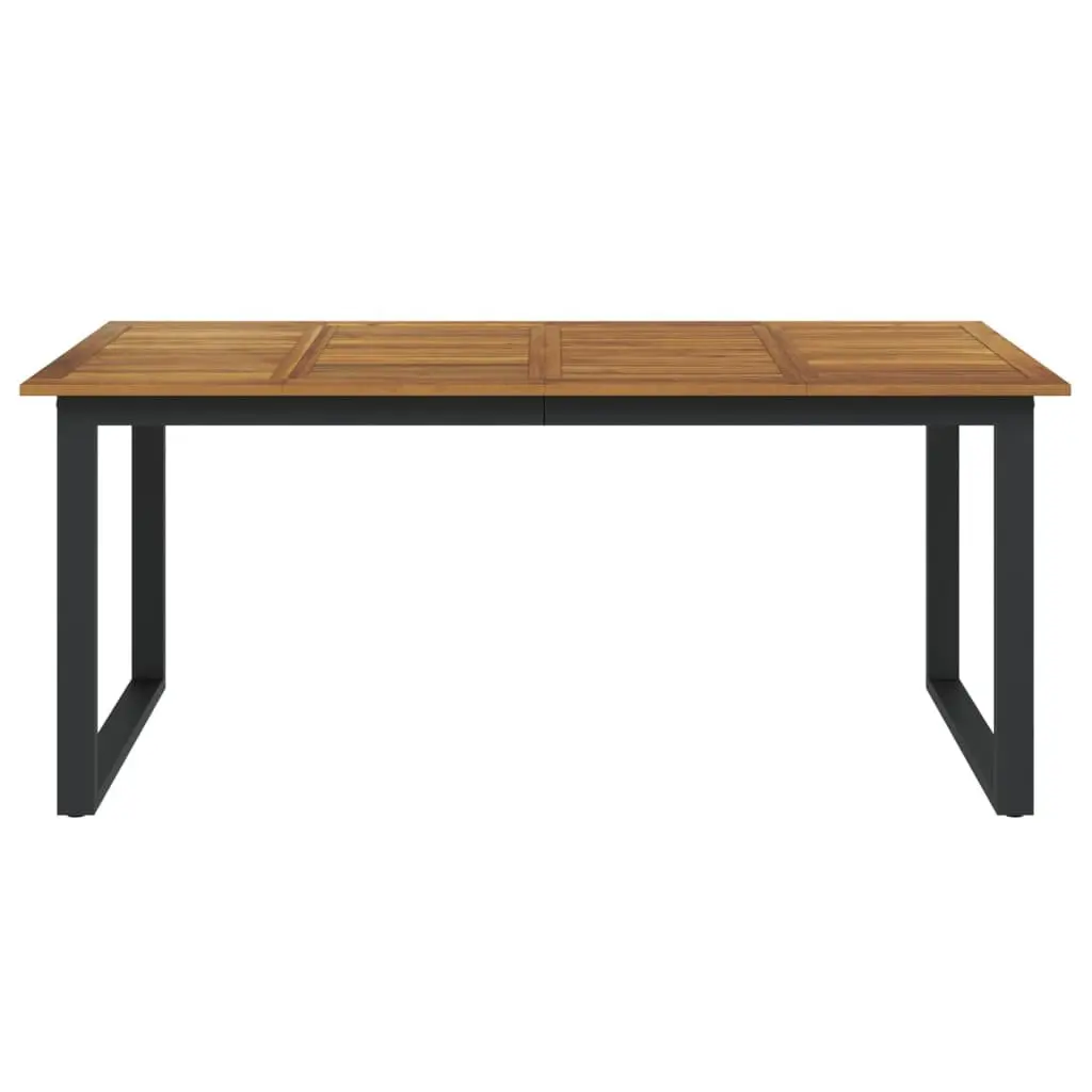 Garden Dining Table Outdoor Acacia Wood 180 x 90 x 75 cm Brown
