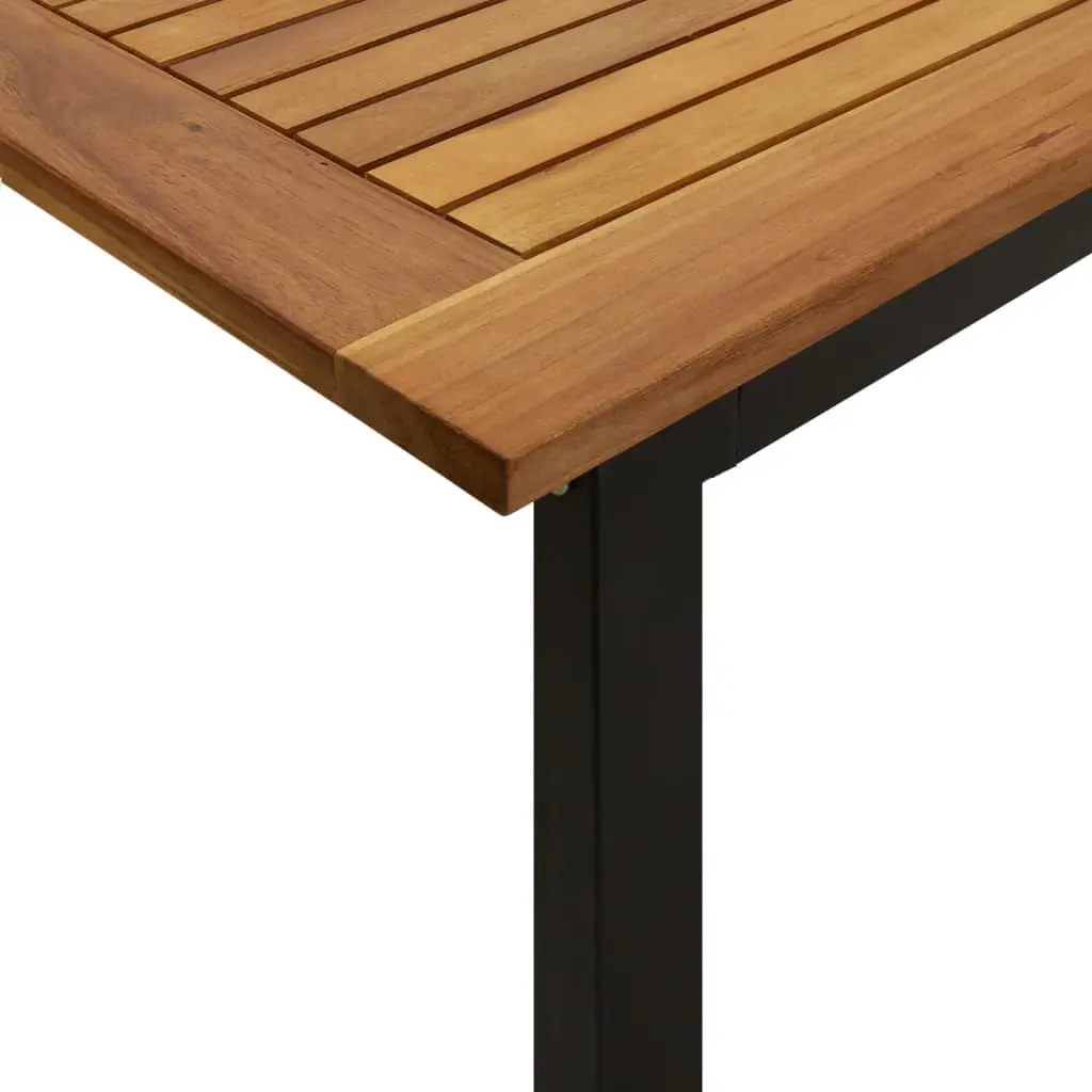 Garden Dining Table Outdoor Acacia Wood 180 x 90 x 75 cm Brown