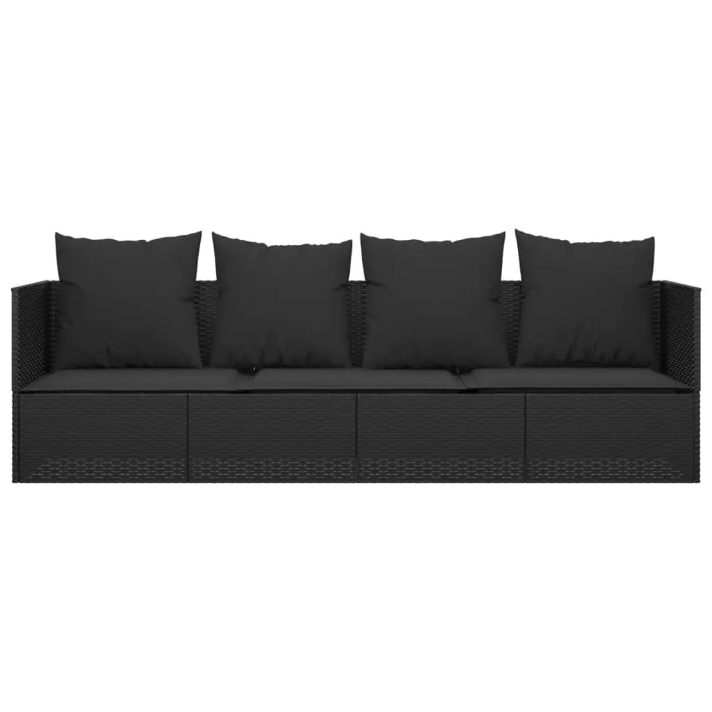 Outdoor Lounge Bed with Cushions Included