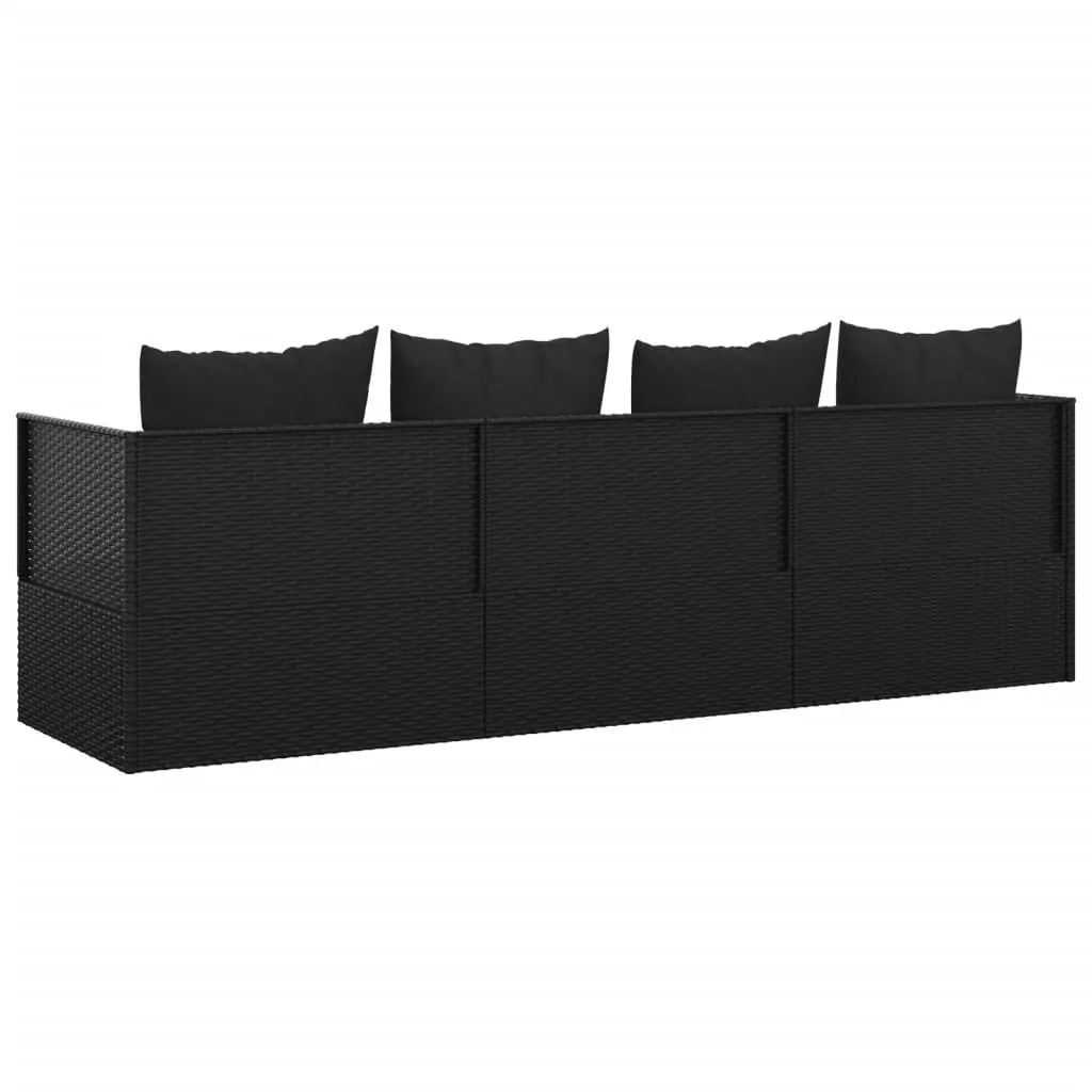 Outdoor Lounge Bed with Cushions Included