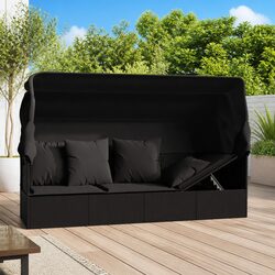 Comfortable Outdoor Lounge Bed with Adjustable Features