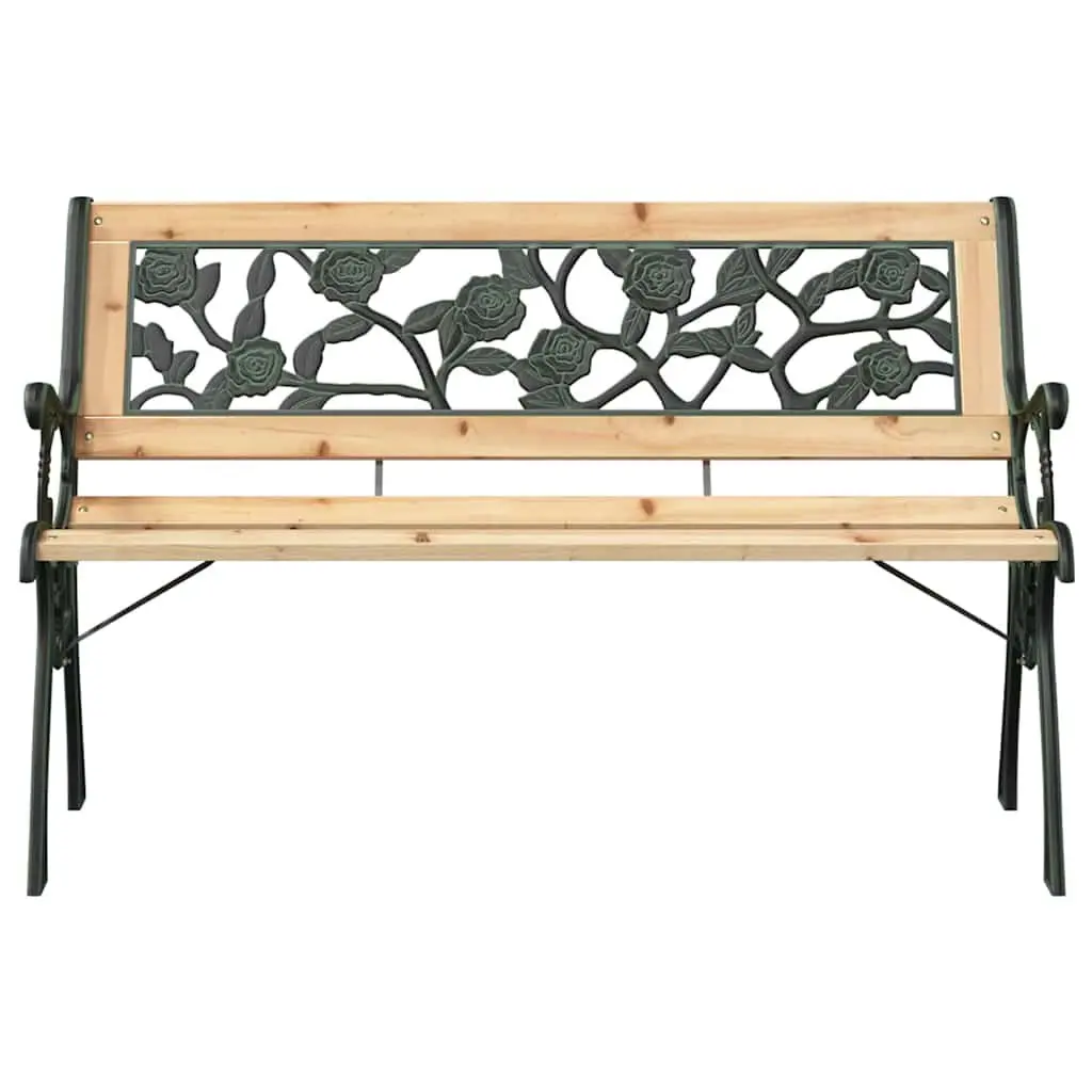 Garden Bench with Cushion for Outdoor Comfort
