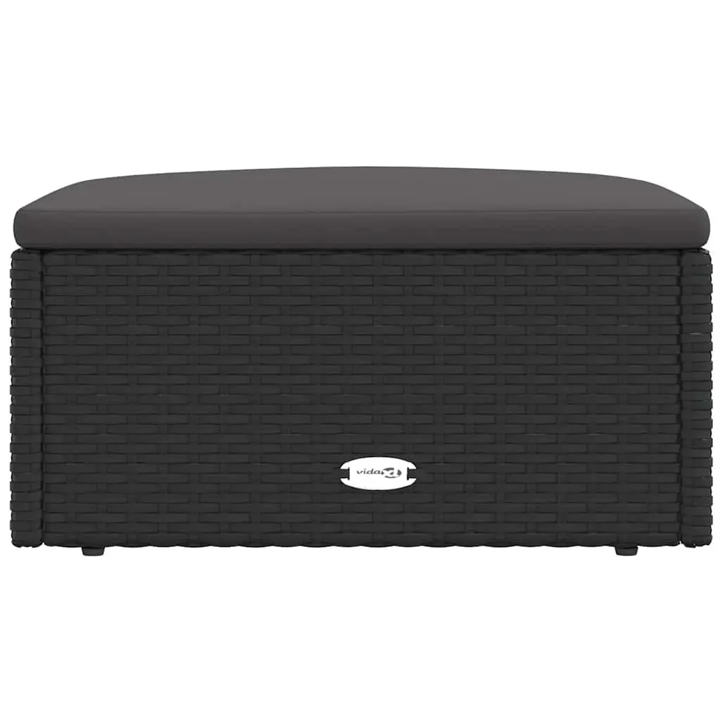 Outdoor Footstool with Durable Cushion