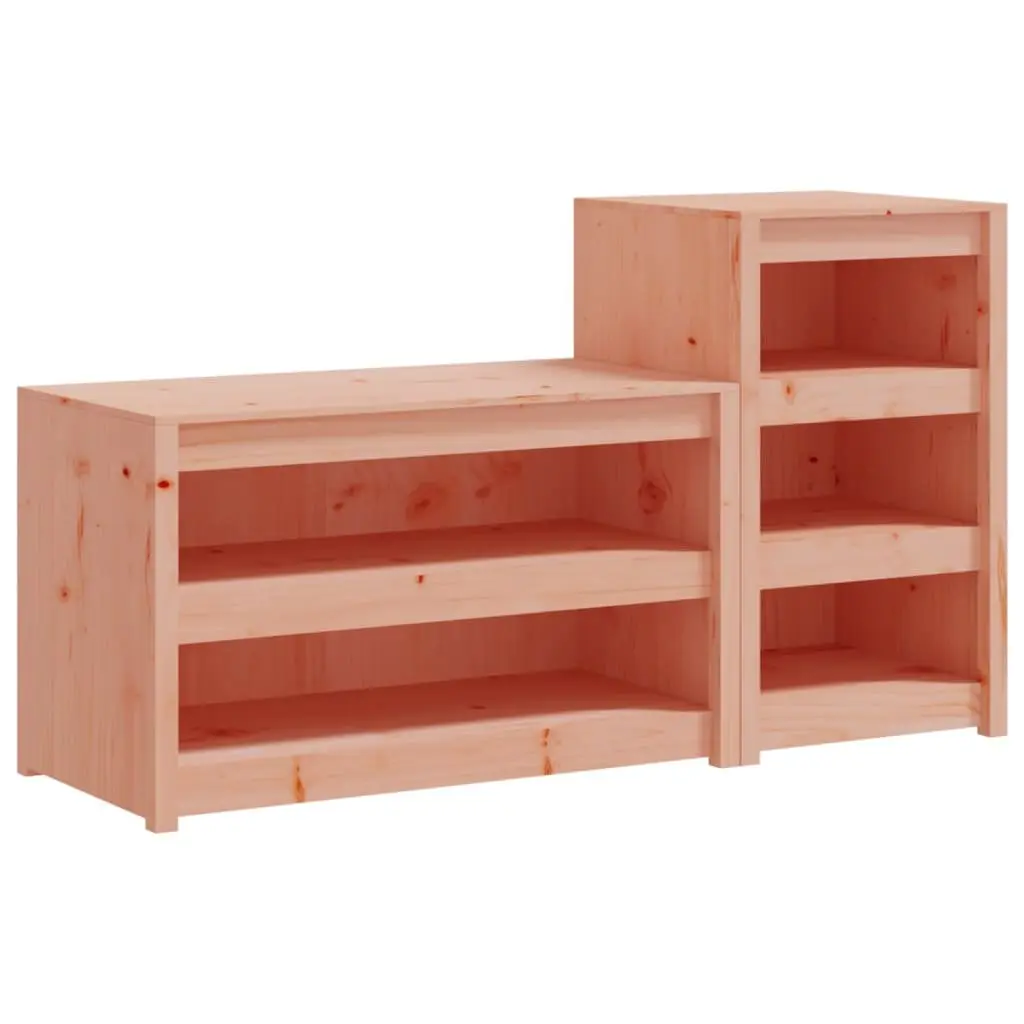 Outdoor Kitchen Cabinets 2 pcs Solid Wood Storage Cupboard Garden Furniture
