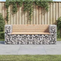 Quality Garden Bench with Solid Pine and Steel Base