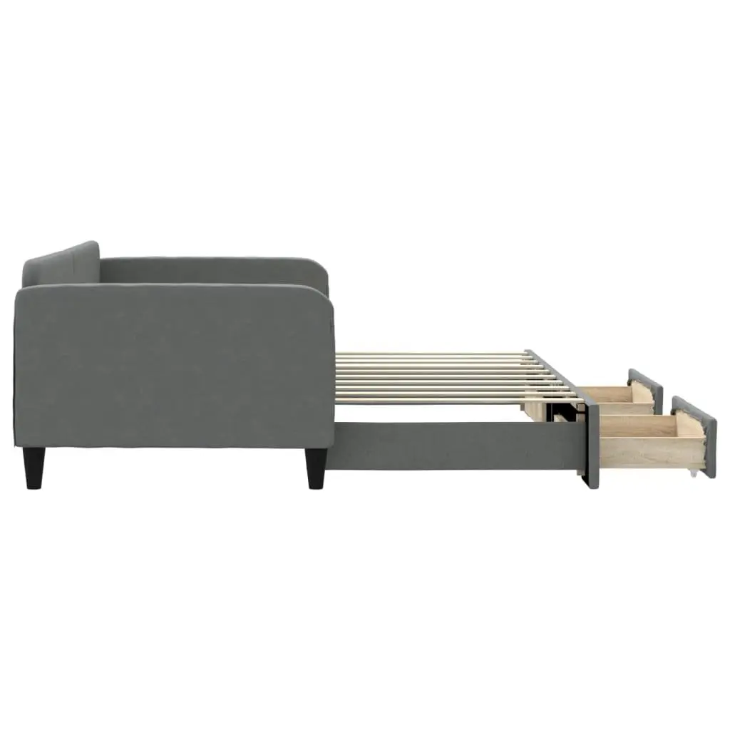 Grey Daybed with Storage and Trundle