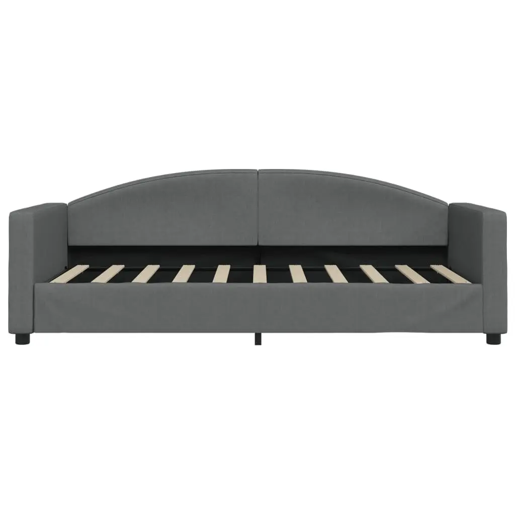Daybed with Trundle and Storage Drawers Sofa Bed Guest Room Furniture Grey