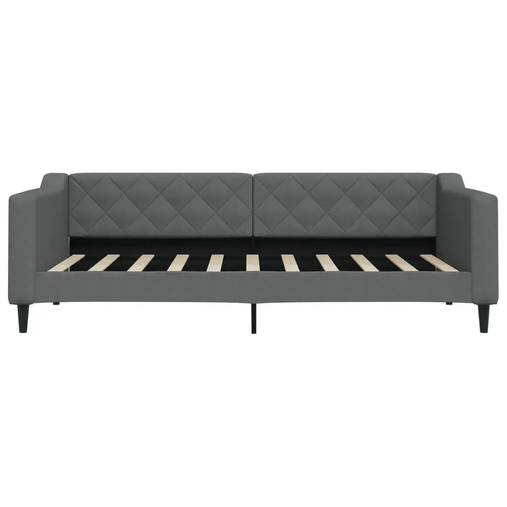 Daybed with Trundle and Storage Drawers Sofa Bed 90x190 cm Grey