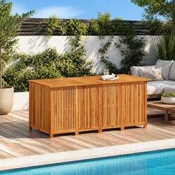 Wooden Deck Storage Box - 200x80x75cm, Stylish and Functional