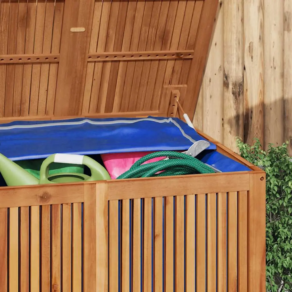 Wooden Garden Storage Box Ample Storage 200x80x75cm Brown