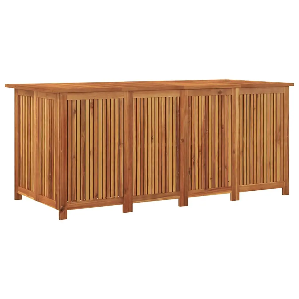 Wooden Garden Storage Box Ample Storage 200x80x75cm Brown