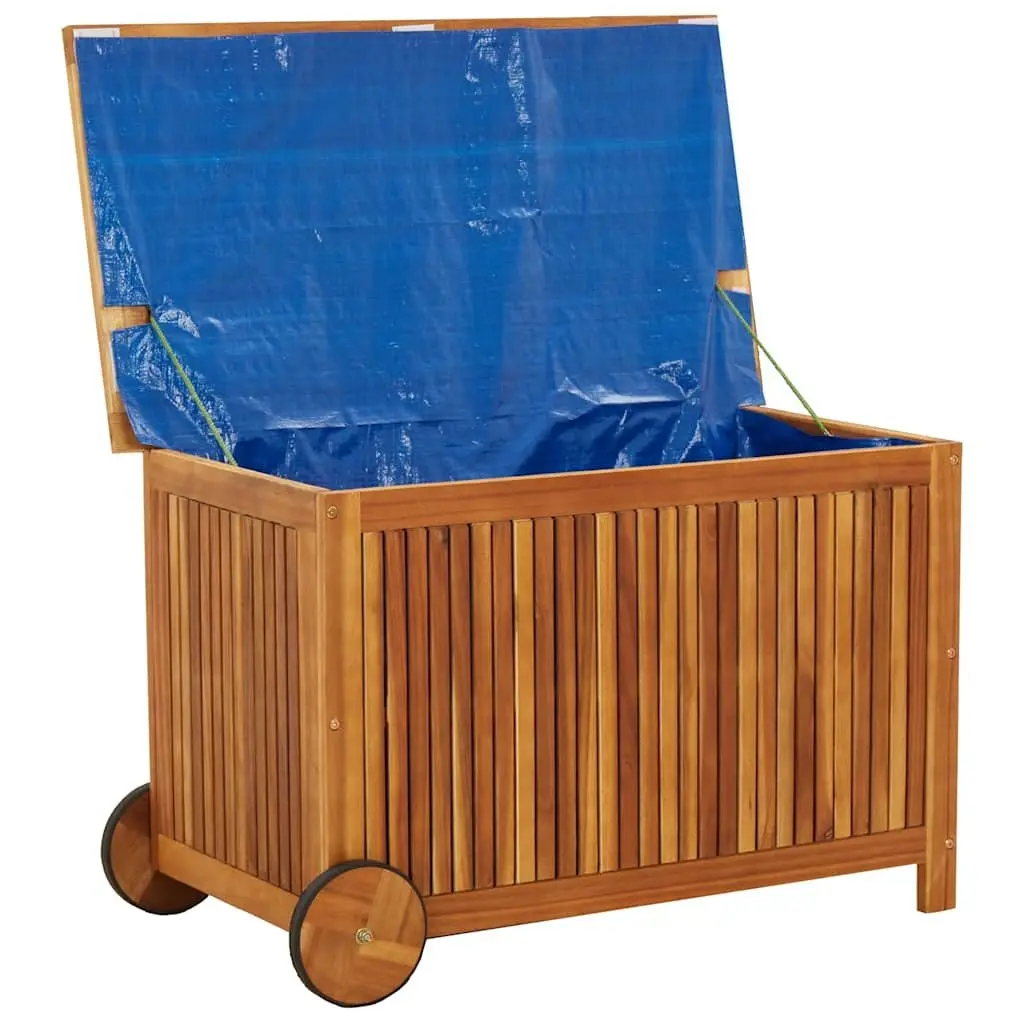 Garden Storage Box with Wheels for Easy Use