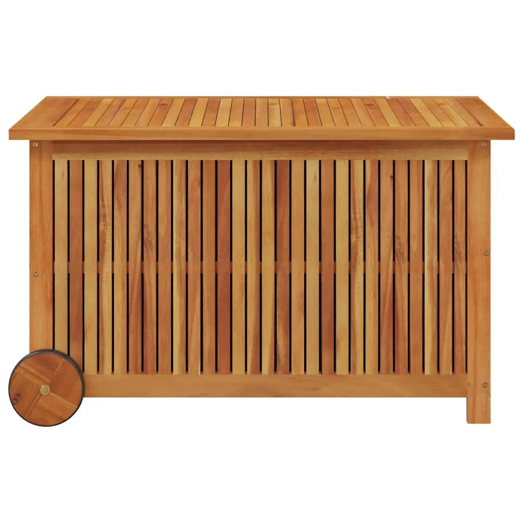 Garden Storage Box with Wheels for Easy Use