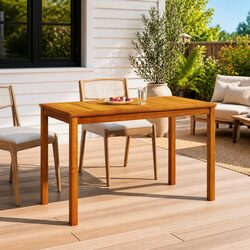 Reliable Acacia Wood Garden Dining Table for Entertaining