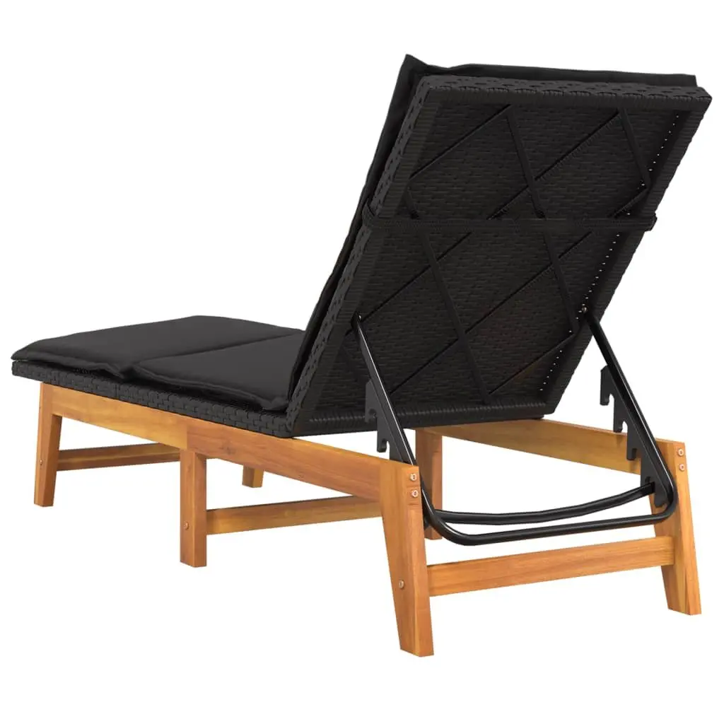 Sun Lounger with Side Table