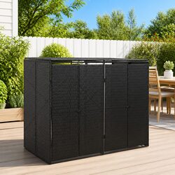 Reliable Double Wheelie Bin Shed for Your Garden