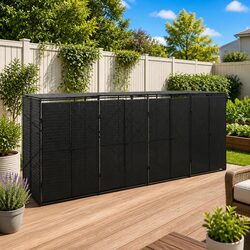 Quadruple Wheelie Bin Shed: Practical Design Meets Value