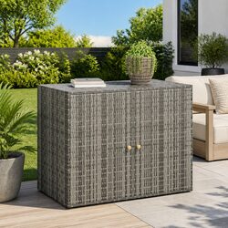 Grey Garden Storage Cabinet - Practical and Valuable