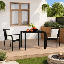 Reliable Black Outdoor Chairs with Cushions Included