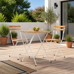 Reliable Folding Bistro Chairs, Set of 2 for Outdoor Use