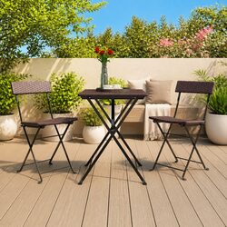Folding Bistro Chairs - Quality and Convenience in 2 Pack