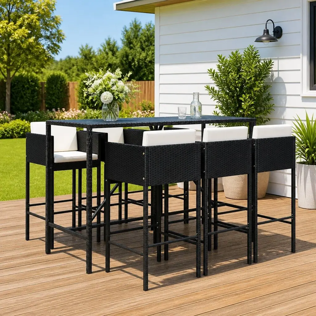 7 Piece Garden Bar Set