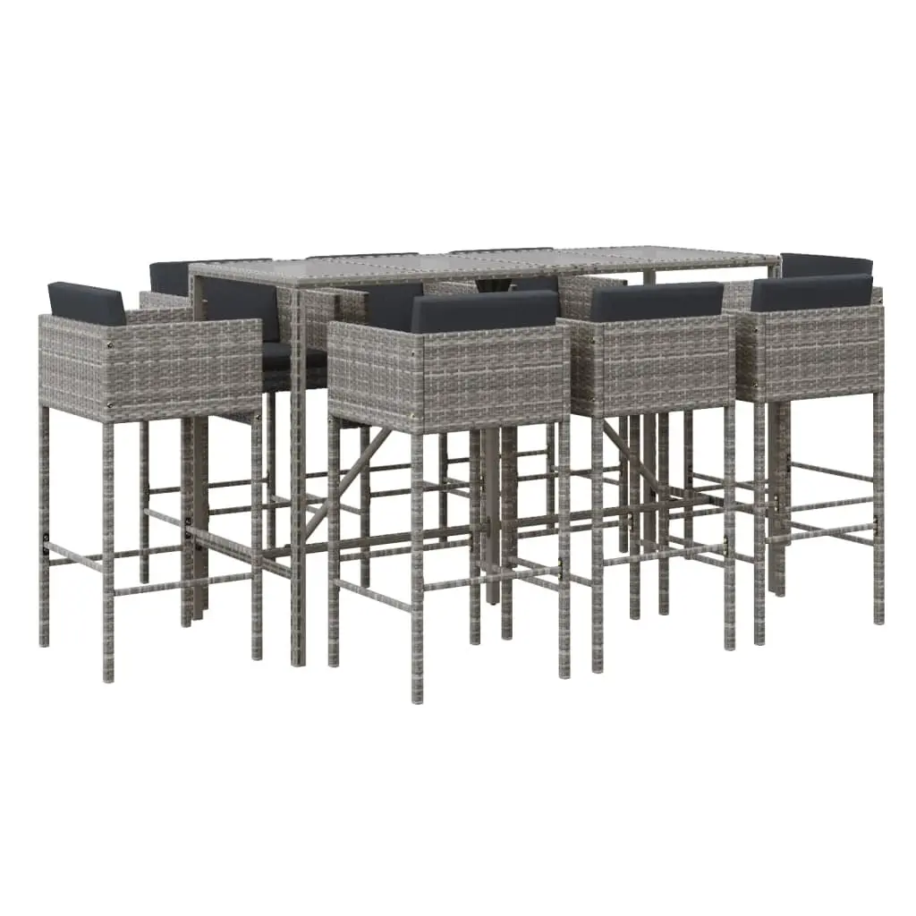 9 Piece Garden Bar Set