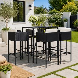 Reliable and Practical 7-Piece Garden Bar Set