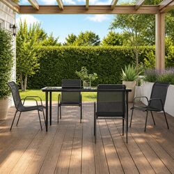 Affordable 5-Piece Garden Dining Set for Comfort and Style