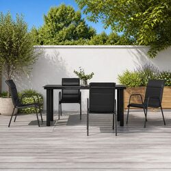 Comfortable 5-Piece Garden Dining Set for Outdoor Enjoyment
