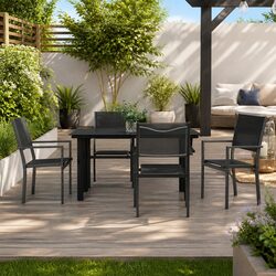Affordable 5-Piece Garden Dining Set with Comfort and Style