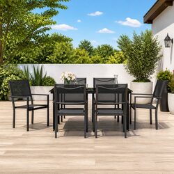 Value-Oriented 7 Piece Outdoor Dining Set for Comfort