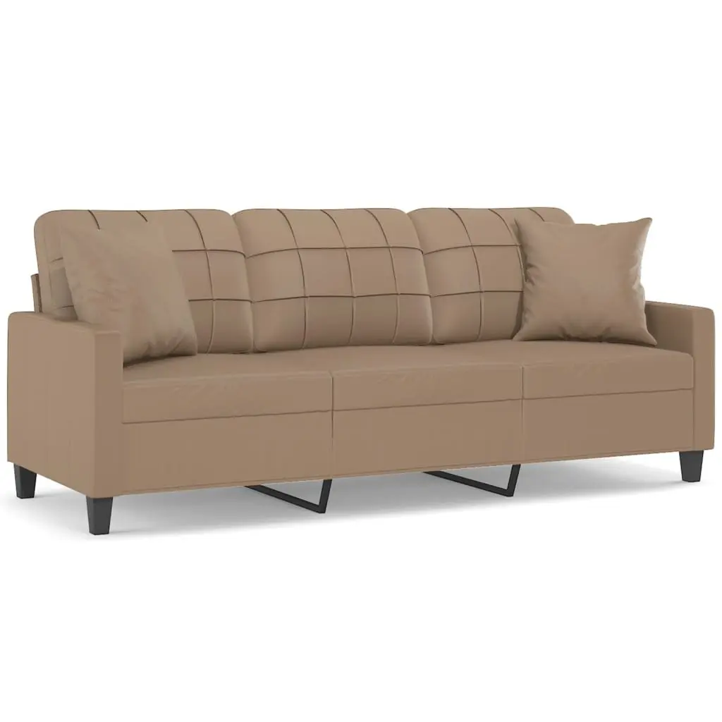 3-Seater Sofa with Pillows