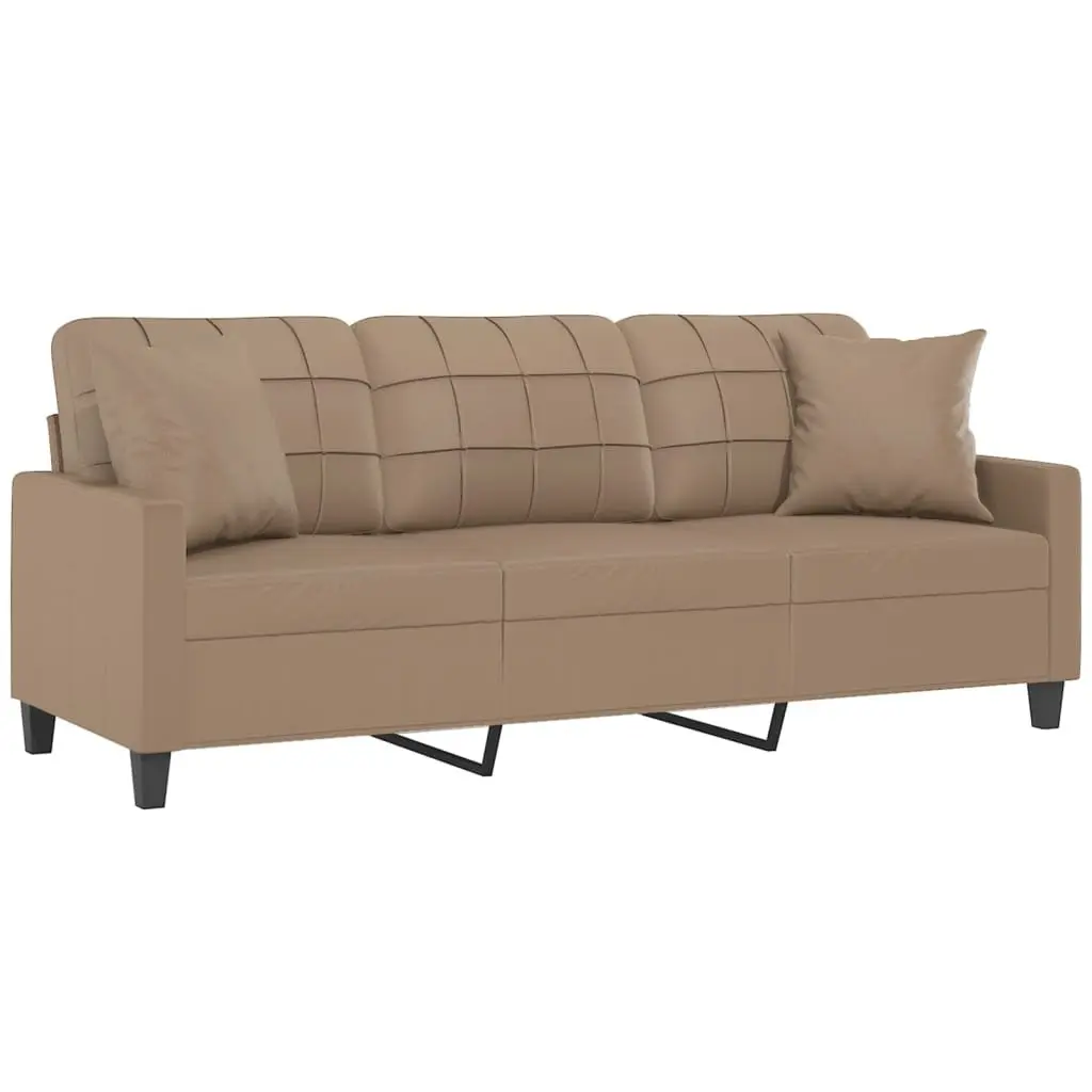 3-Seater Sofa with Pillows
