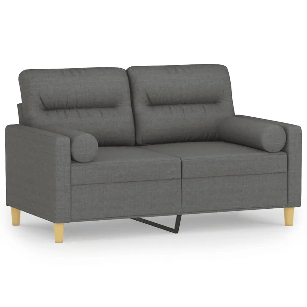 Grey Fabric Sofa 120cm