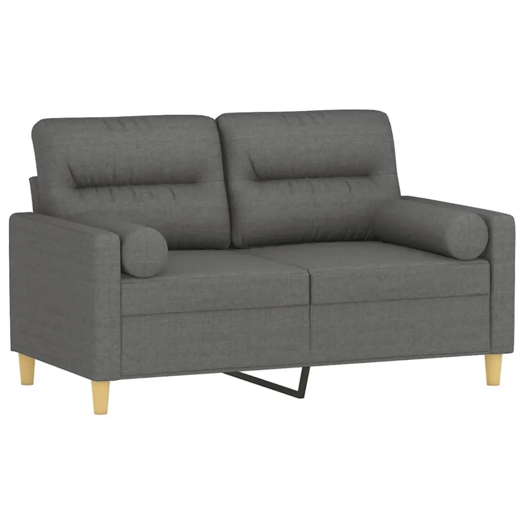Grey Fabric Sofa 120cm