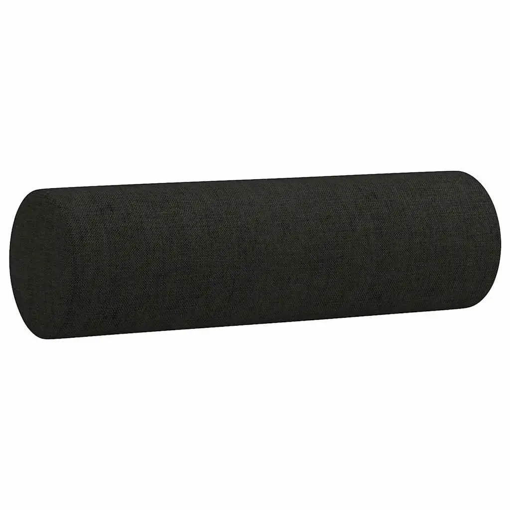 2-Seater Sofa Black Fabric Modern Lounge Couch 120cm