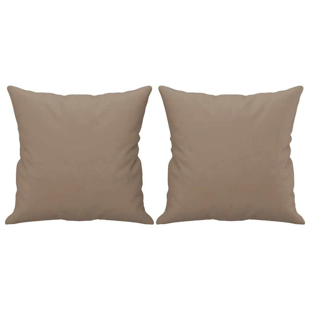 Brown Faux Leather Sofa for 2 Persons